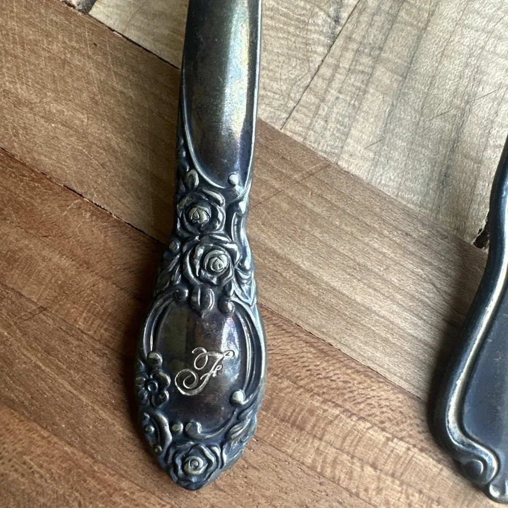 Vintage Fairmont Hotel Oneida Ltd Silversmiths‎ Spoons and Pickle Fork 5.5-6 in